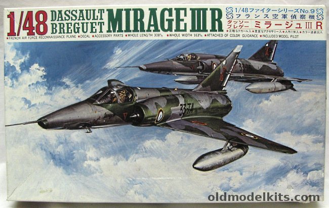 Fujimi 1/48 Mirage IIIR - French or Swiss Air Forces, 5A-9 plastic model kit
